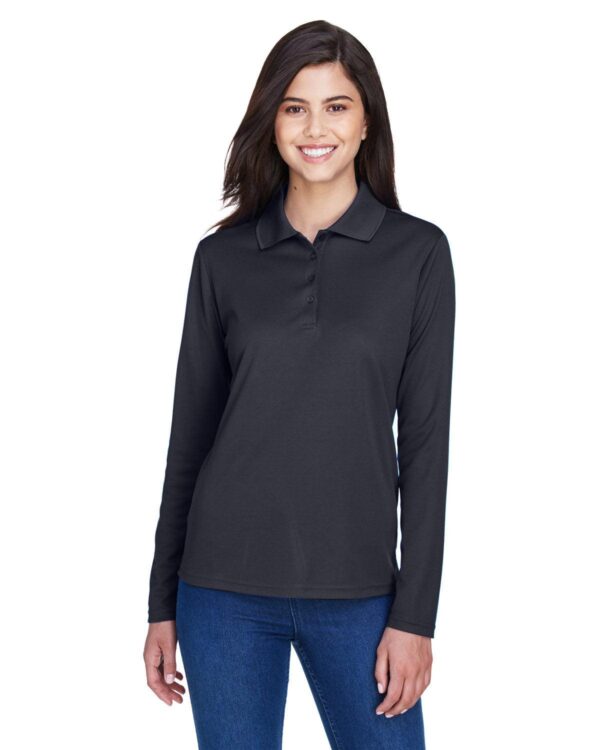 Ladies' Pinnacle Performance Long-Sleeve PiquÃ© Polo - Apparel Globe