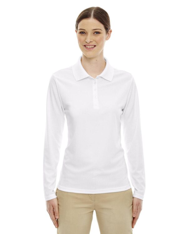 Ladies' Pinnacle Performance Long-Sleeve PiquÃ© Polo - Apparel Globe