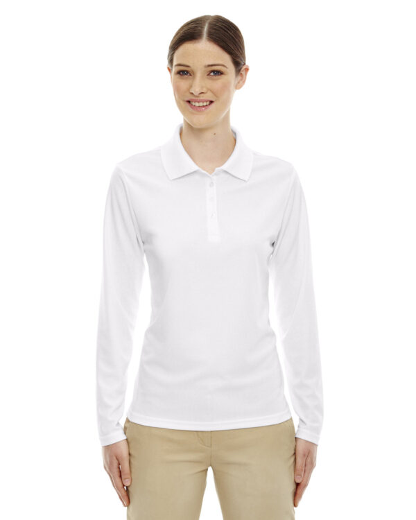 Ladies' Pinnacle Performance Long-Sleeve PiquÃ© Polo - Apparel Globe