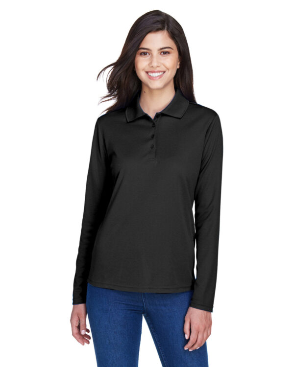 Ladies' Pinnacle Performance Long-Sleeve PiquÃ© Polo - Apparel Globe