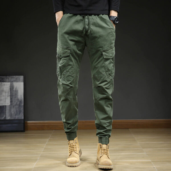 Men's Multi-pocket Ankle-tied Casual Working Pants - Image 8