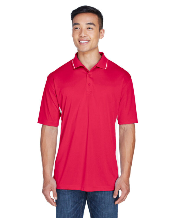 Elevate Your Game: UltraClub Men's Cool & Dry Sport Two-Tone Polo - Image 9