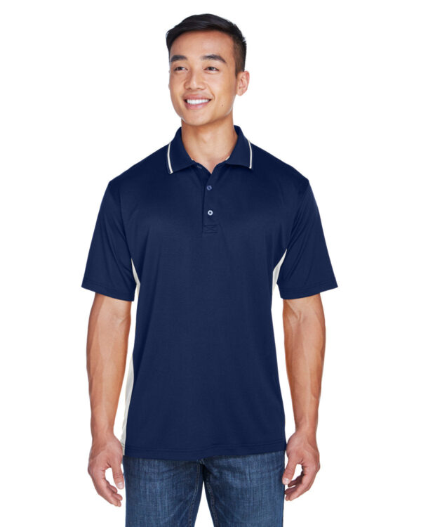 Elevate Your Game: UltraClub Men's Cool & Dry Sport Two-Tone Polo - Image 8