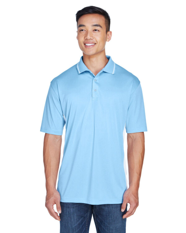 Elevate Your Game: UltraClub Men's Cool & Dry Sport Two-Tone Polo - Image 3