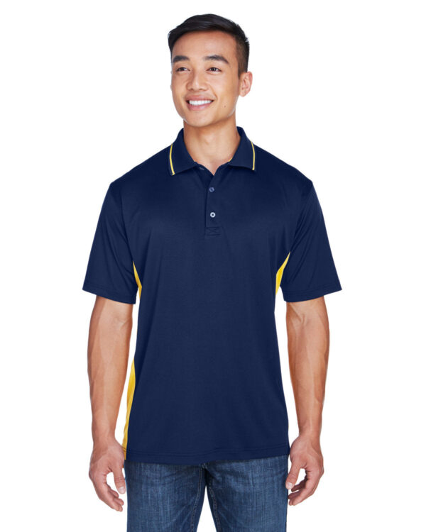 Elevate Your Game: UltraClub Men's Cool & Dry Sport Two-Tone Polo - Image 7