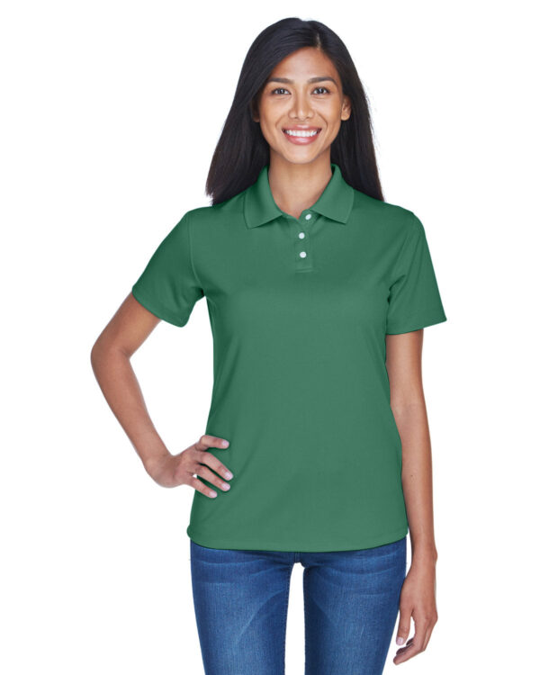 Effortless Confidence: UltraClub Ladies' Cool & Dry Stain-Release Performance Polo - Image 4