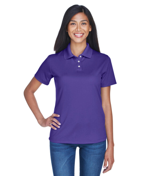 Effortless Confidence: UltraClub Ladies' Cool & Dry Stain-Release Performance Polo - Image 11