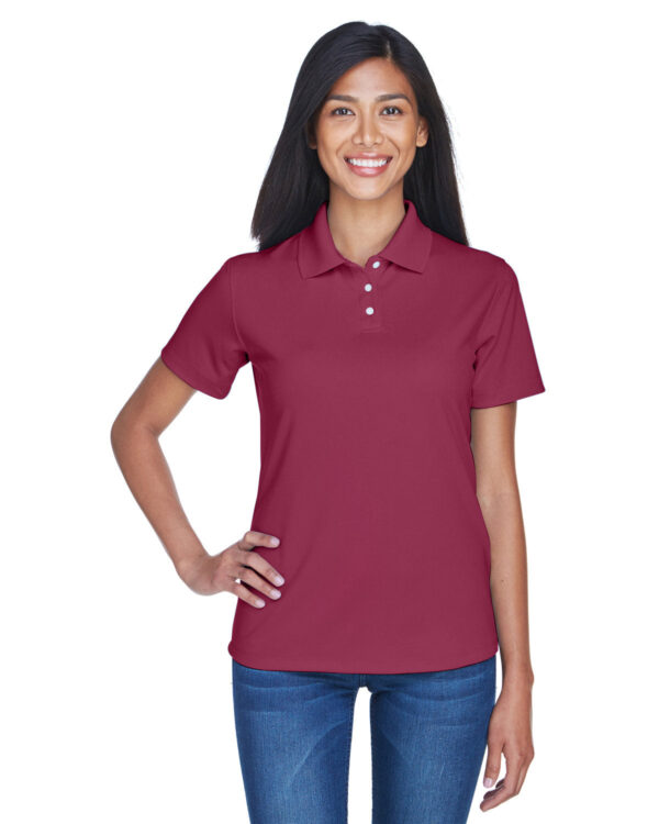 Effortless Confidence: UltraClub Ladies' Cool & Dry Stain-Release Performance Polo - Image 7