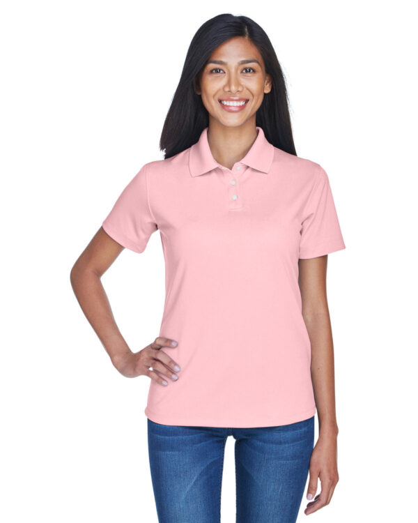 Effortless Confidence: UltraClub Ladies' Cool & Dry Stain-Release Performance Polo - Image 10