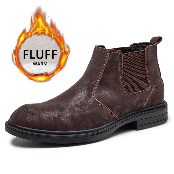 Men's Outdoor Casual Cowhide Martin Boots - Image 8