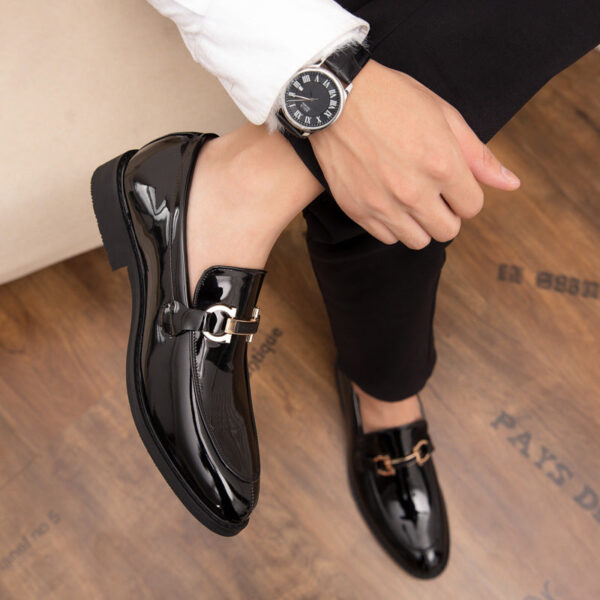 Men's Versatile Casual Elevated Leather Shoes - Image 4