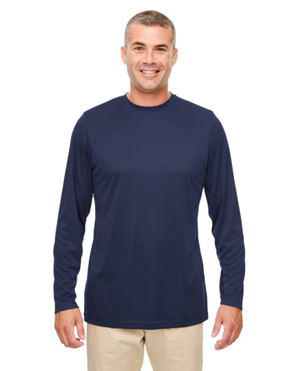 Elevate Your Performance: UltraClub Men's Cool & Dry Long-Sleeve Performance Top - Image 9