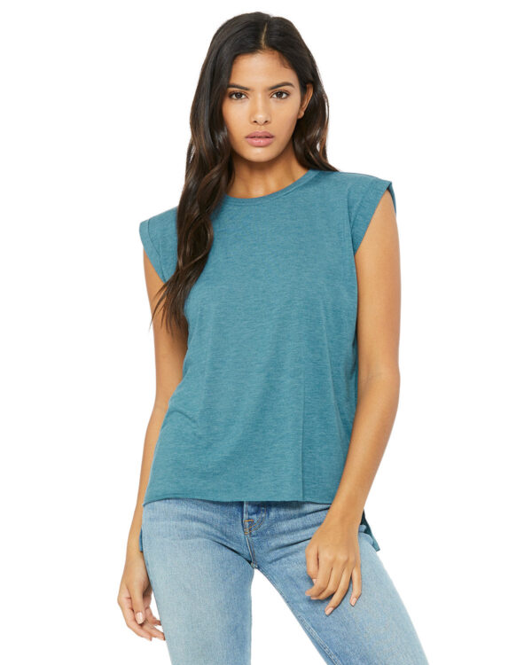 EFFORTLESS-STYLE-AND-COMFORT-BELLA-CANVAS-LADIES-FLOWY-MUSCLE-T-SHIRT-WITH-ROLLED-CUFF