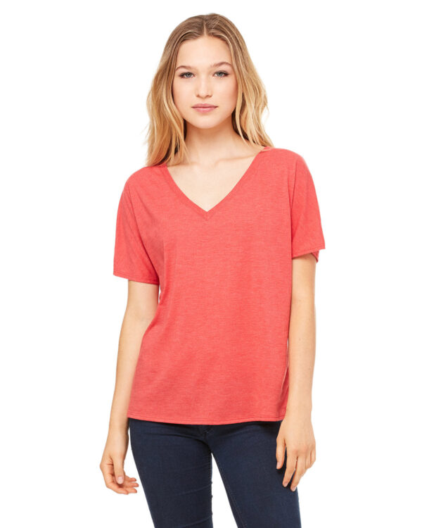 Bella + Canvas Ladies' Slouchy V-Neck T-Shirt: Relaxed Style and Comfort - Image 9