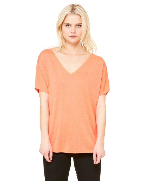 Bella + Canvas Ladies' Slouchy V-Neck T-Shirt: Relaxed Style and Comfort - Image 4