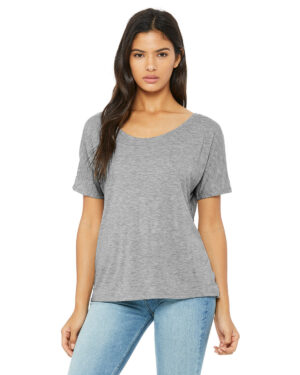 Bella + Canvas Ladies' Slouchy Scoop-Neck T-Shirt: Effortless Comfort and Relaxed Style