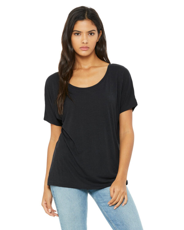 Bella + Canvas Ladies' Slouchy Scoop-Neck T-Shirt: Effortless Comfort and Relaxed Style - Image 7