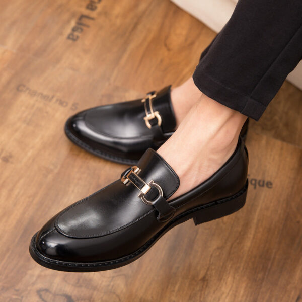 Men's Versatile Casual Elevated Leather Shoes - Image 2