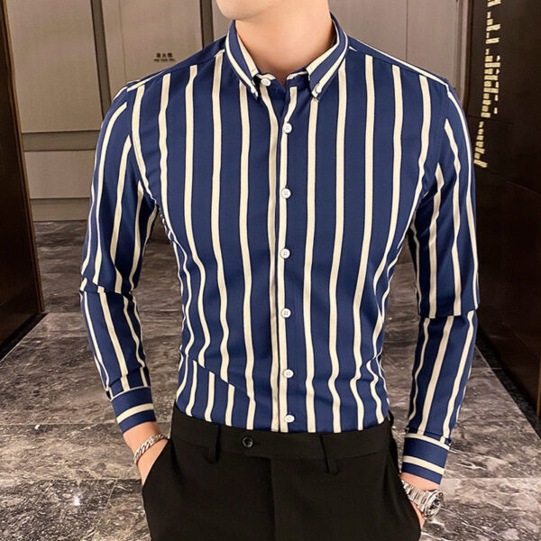 Long Sleeve Striped Shirts - Image 10