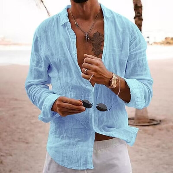 Cotton Linen Shirt - Image 5