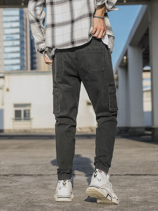 Multi-Pockets Cargo Jeans - Image 5