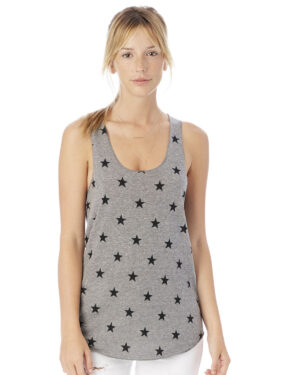 Alternative Ladies' Meegs Printed Racerback Eco-Jersey™ Tank: Sustainable Style with a Unique Print