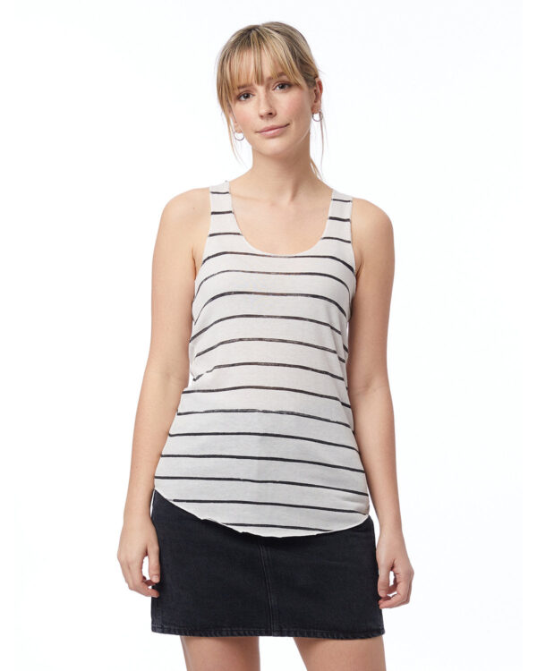 Alternative Ladies' Meegs Printed Racerback Eco-Jersey™ Tank: Sustainable Style with a Unique Print - Image 2