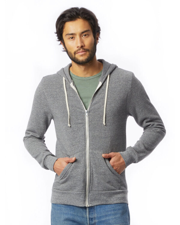 Alternative Men's Rocky Eco-Fleece Zip Hoodie - Image 3