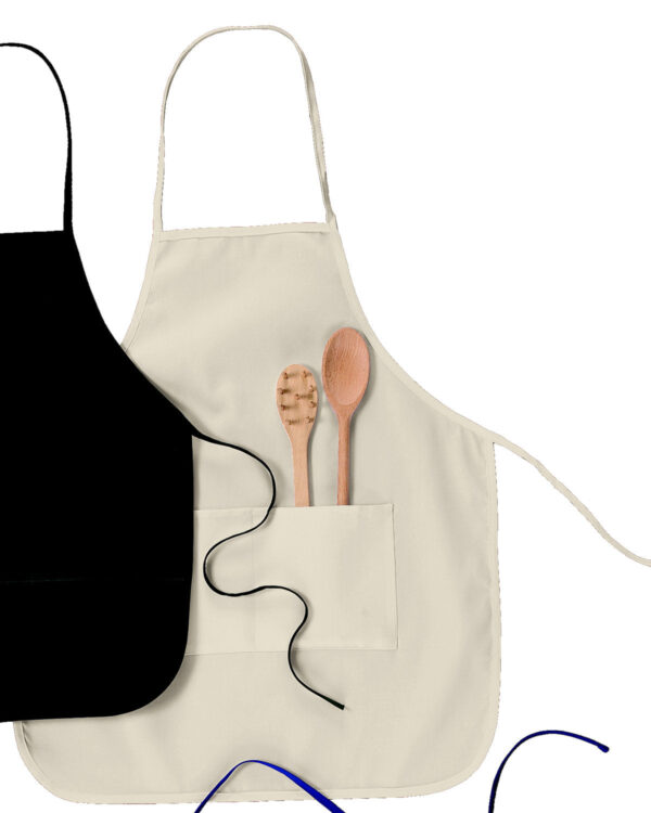 Big Accessories Two-Pocket 28" Apron: A Stylish and Functional Workspace Essential - Image 3