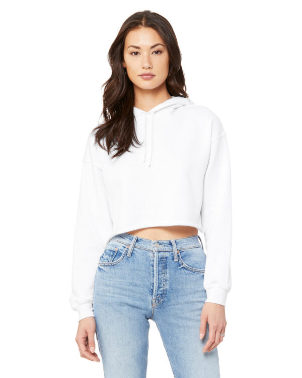 Bella + Canvas Ladies' Cropped Fleece Hoodie: Contemporary Comfort and Style - Image 14