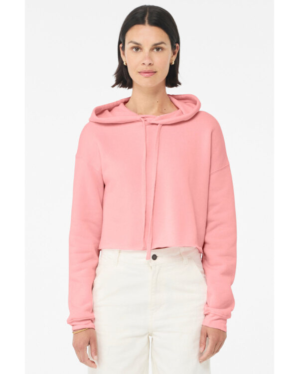 Bella + Canvas Ladies' Cropped Fleece Hoodie: Contemporary Comfort and Style - Image 11