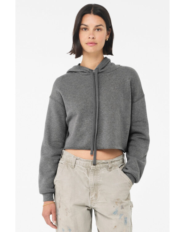 Bella + Canvas Ladies' Cropped Fleece Hoodie: Contemporary Comfort and Style - Image 4