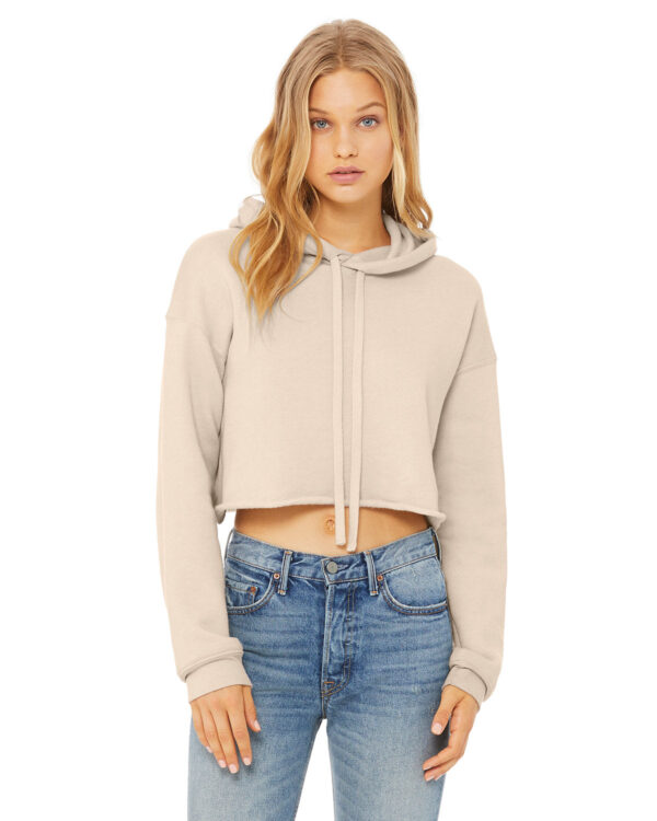 Bella + Canvas Ladies' Cropped Fleece Hoodie: Contemporary Comfort and Style - Image 5