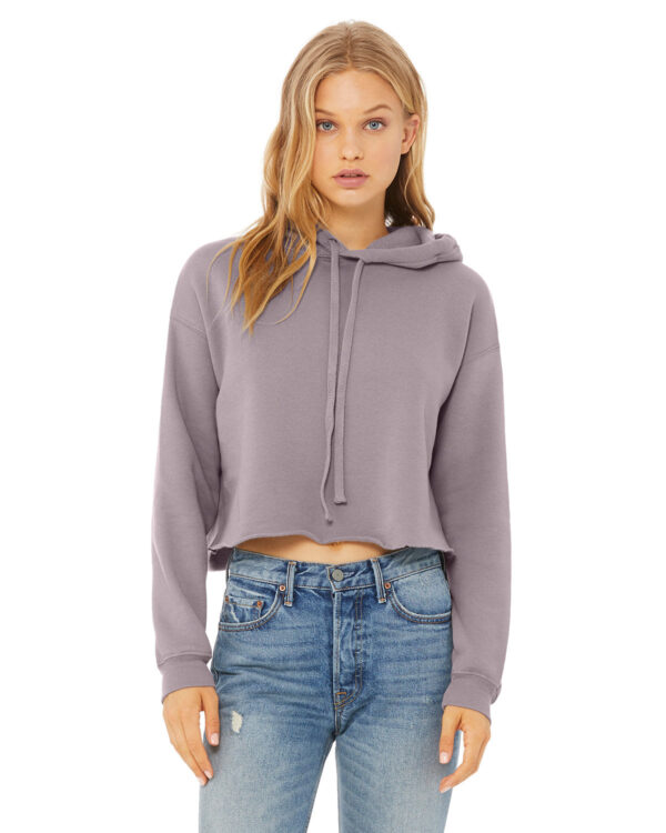 Bella + Canvas Ladies' Cropped Fleece Hoodie: Contemporary Comfort and Style - Image 12