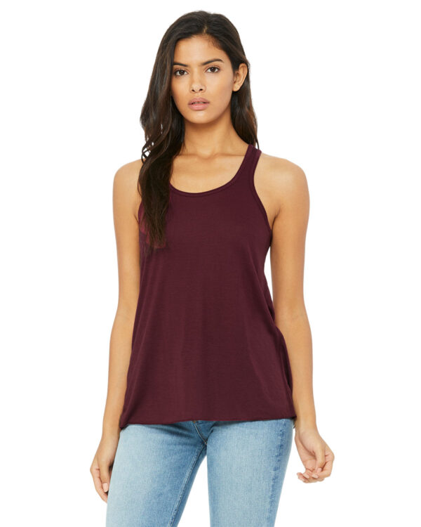 Effortlessly Stylish Bella + Canvas Flowy Racerback Tank for Women - Image 10