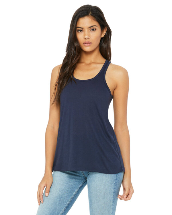 Effortlessly Stylish Bella + Canvas Flowy Racerback Tank for Women - Image 11