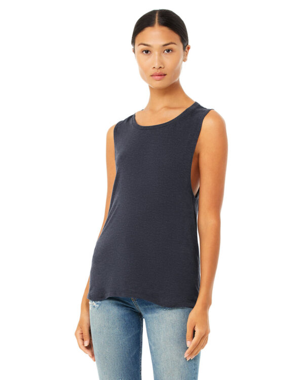 Bella + Canvas Flowy Scoop Muscle Tank: Effortless Style for Women - Image 6