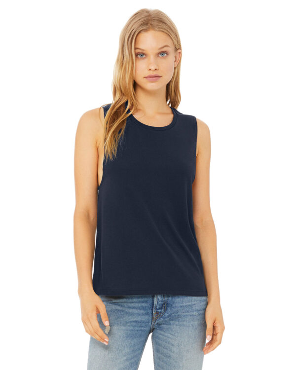 Bella + Canvas Flowy Scoop Muscle Tank: Effortless Style for Women - Image 10