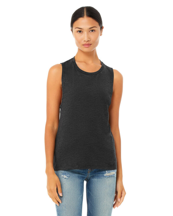 Bella + Canvas Flowy Scoop Muscle Tank: Effortless Style for Women - Image 5