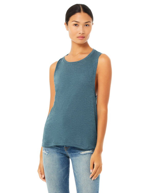 Bella + Canvas Flowy Scoop Muscle Tank: Effortless Style for Women - Image 7