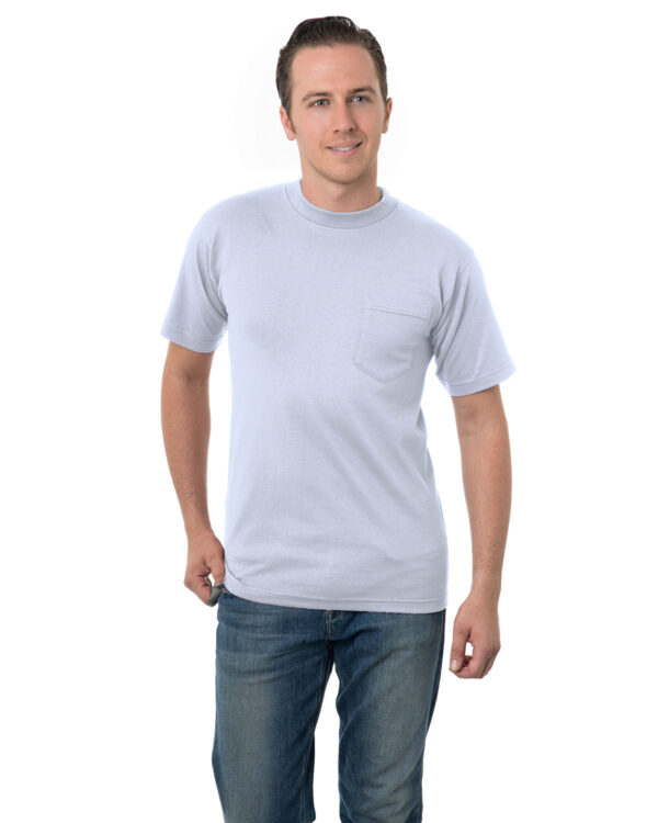 Bayside Adult 6.1 oz. Cotton Pocket T-Shirt