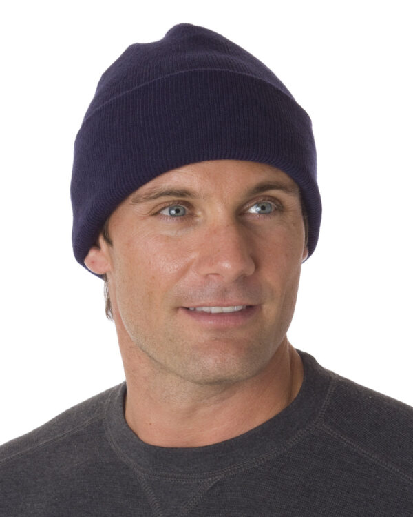 Bayside 100% Acrylic Knit Cuff Beanie - Image 3