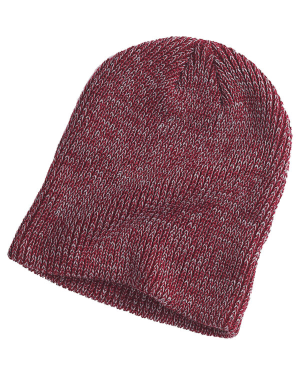 Big Accessories Ribbed Marled Beanie: Textured Comfort for Every Season - Image 2