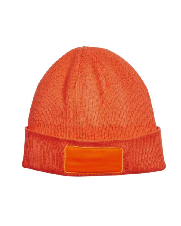 Big Accessories Patch Beanie: Embodied Style with Artful Accents - Image 4