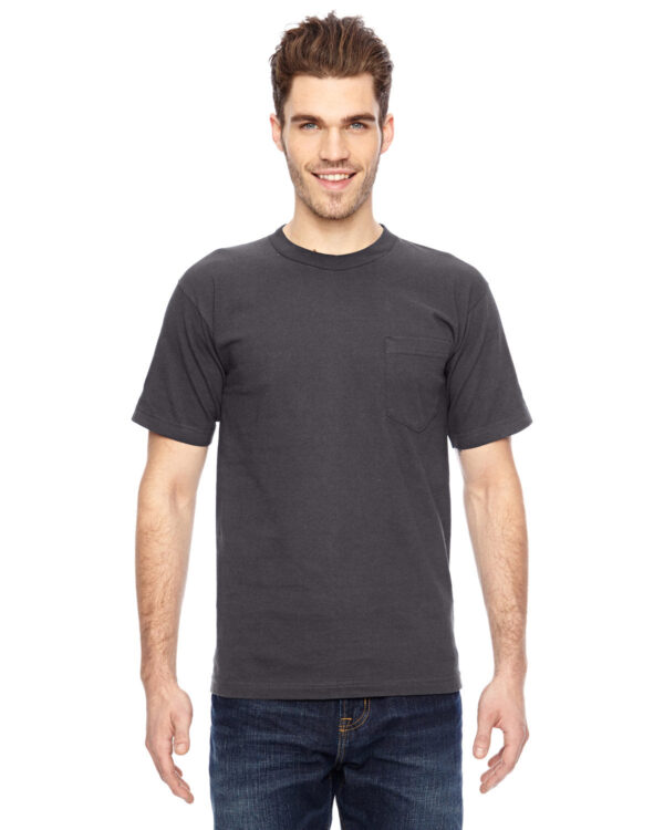 Bayside Adult 6.1 oz., 100% Cotton Pocket T-Shirt - Image 5