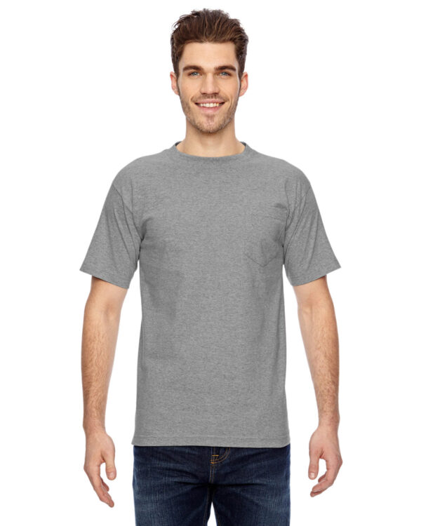 Bayside Adult 6.1 oz., 100% Cotton Pocket T-Shirt - Image 6