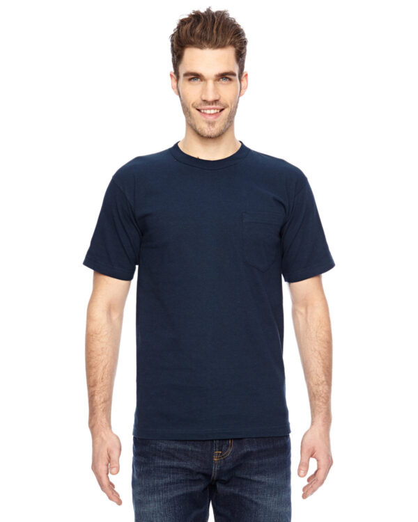 Bayside Adult 6.1 oz., 100% Cotton Pocket T-Shirt - Image 8