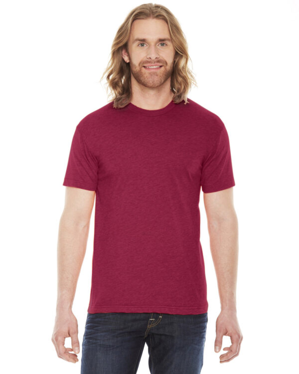 Classic American Craftsmanship: American Apparel Unisex Poly-Cotton USA Made Crewneck T-Shirt - Apparel Globe