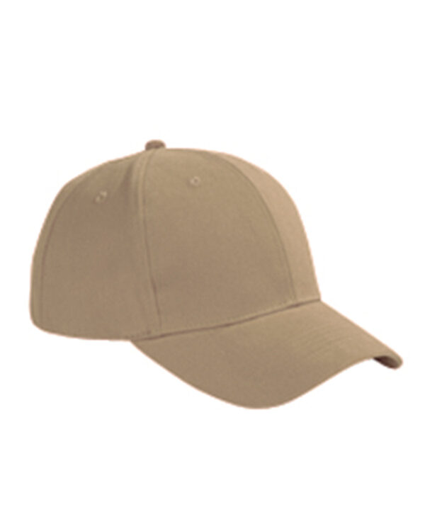 Refined Structure: Unveiling the 6-Panel Brushed Twill Structured Cap - Image 3