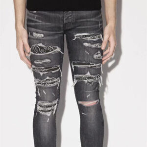 High Street Hipster Gram Grey Made Old Wash Jeans